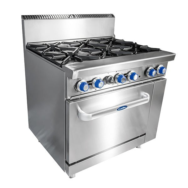 6 BURNER WITH OVEN W914 X D790 X H1165 | COOKRITE 1 ATO-6B-F-LPG - Cafe Supply