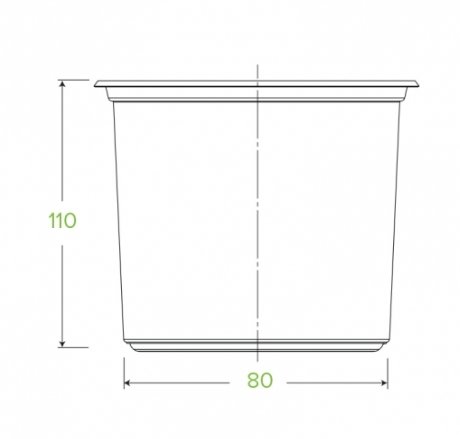 700ML CLEAR BIOBOWL - Cafe Supply