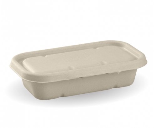 750 & 1,000ML NATURAL BIOCANE TAKEAWAY BASE LID - Cafe Supply