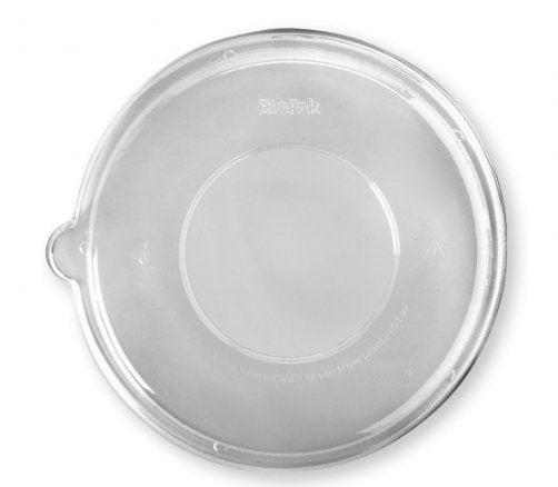 800-1,180ML / 24-40OZ BIOCANE BOWL PLA LIDS - Cafe Supply