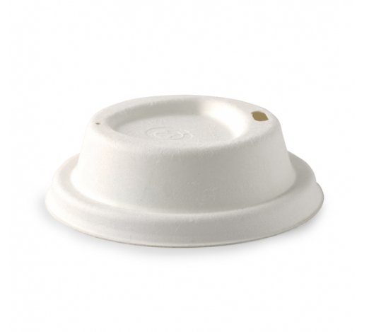 80MM SMALL SUGARCANE BIOCUP LIDS - Cafe Supply