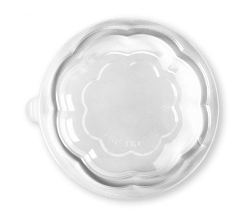 840 & 1,080ML / 24 & 32OZ CLEAR SALAD BIOBOWL LID - Cafe Supply