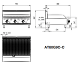 900MM CHAR GRILL LPG AT80G9C-C-LPG - Cafe Supply