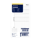 Filofax Personal Finances Refill - Cafe Supply