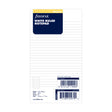 Filofax Personal White Lined Notepad Refill 40 Sheets - Cafe Supply