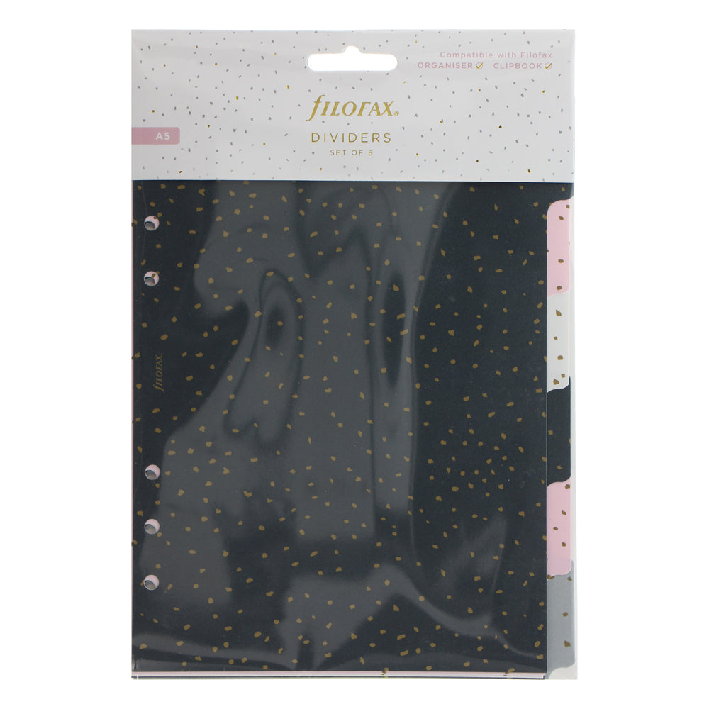 Filofax Confetti A5 Dividers Set - Cafe Supply