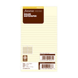 Filofax Personal Cream Lined Notepaper Refill - Cafe Supply