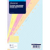 Filofax A5 Assorted Colour Notepaper Refill - Cafe Supply