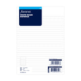 Filofax A5 White Lined Notepad Refill 50 Sheets - Cafe Supply