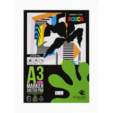 Artgecko Pro Marker Sketchpad A3 30 Sheets 250gsm White Paper - Cafe Supply