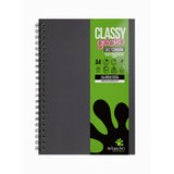 Artgecko Classy Sketchbook A4 80 Pages 40 Sheets 150gsm White Paper - Cafe Supply