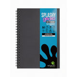 Artgecko Splashy Sketchbook A4 40 Pages 20 Sheets 300gsm White Paper - Cafe Supply