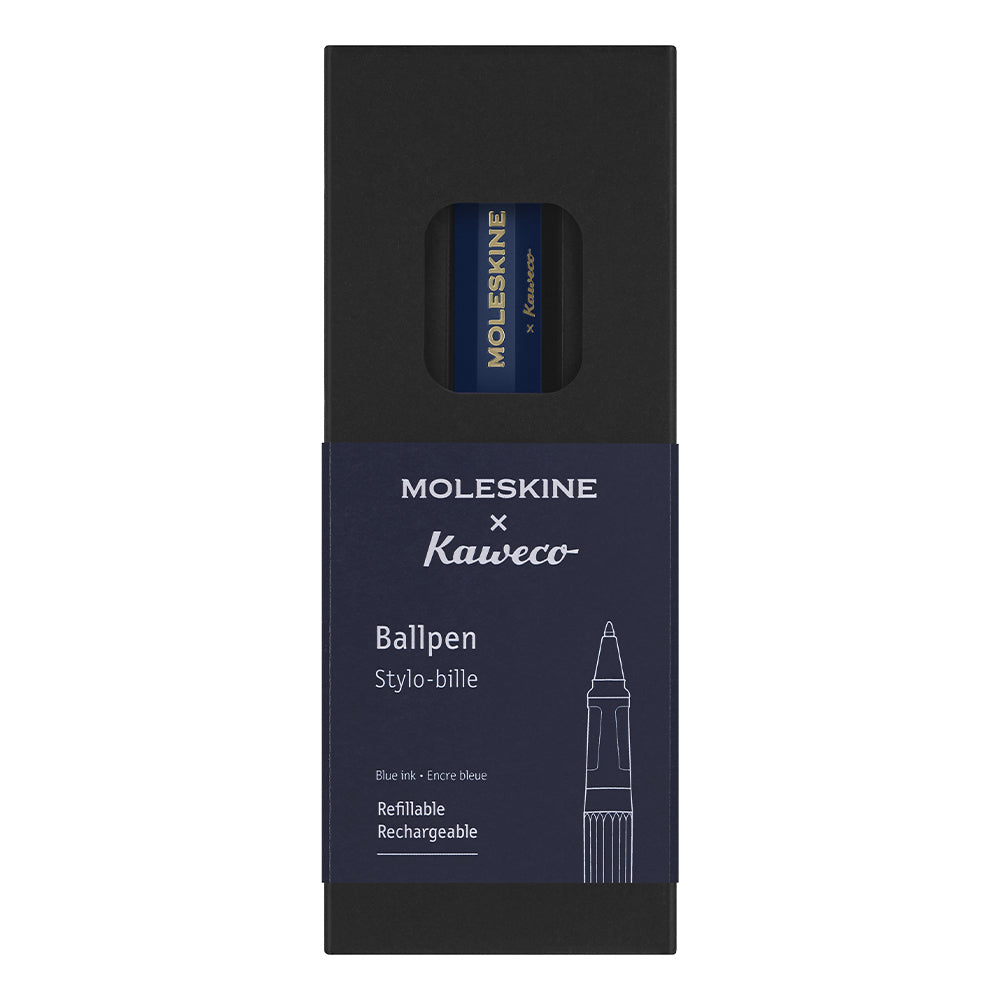 Moleskine Kaweco Ballpoint 1.0mm Blue - Cafe Supply