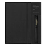 Moleskine Kaweco Rollerball & Notebook Large Ruled Set Black - Cafe Supply