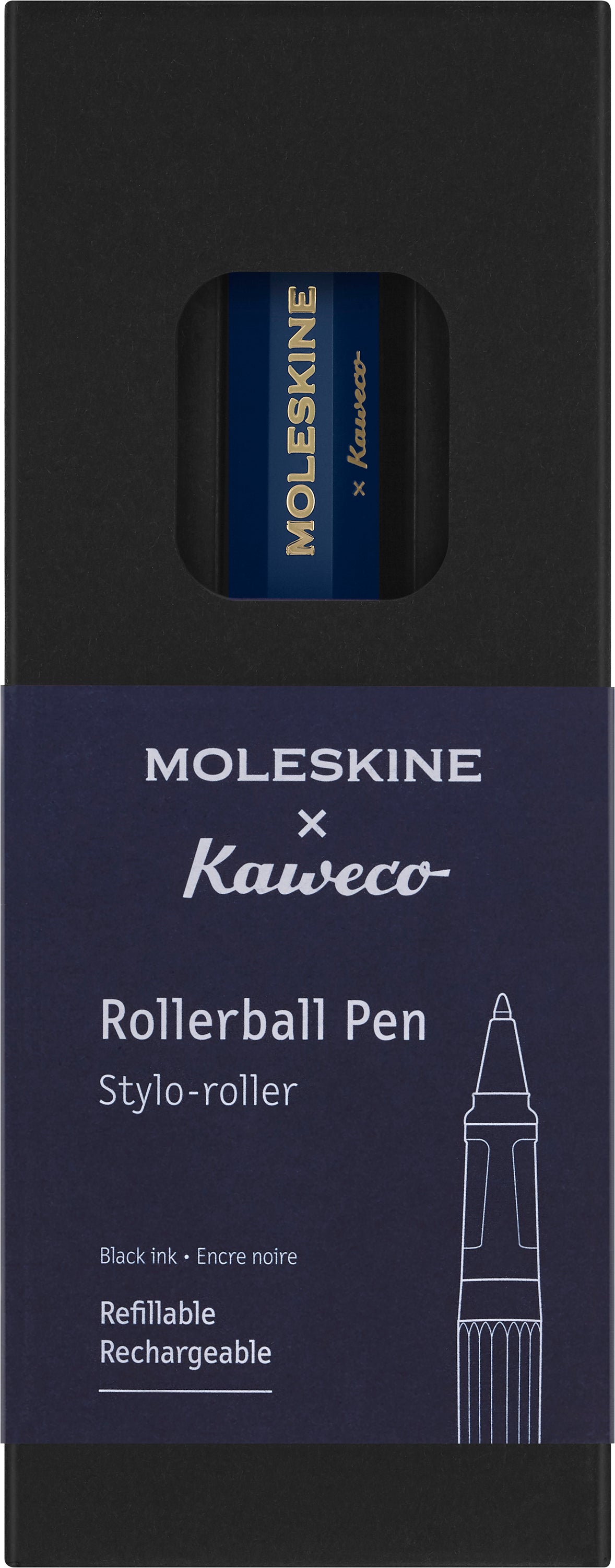 Moleskine Kaweco Rollerball 0.7mm Blue - Cafe Supply