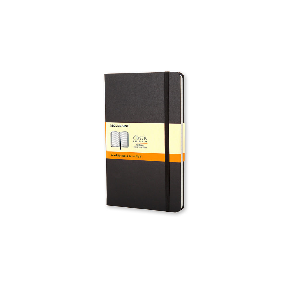 Moleskine Notebook Pocket Black Hard Cover Ruled - Cafe Supply