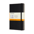 Moleskine Notebook Medium Ruled Black Hard - Cafe Supply