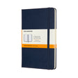 Moleskine Notebook Medium Sapphire Blue Hard Cover Ruled - Cafe Supply