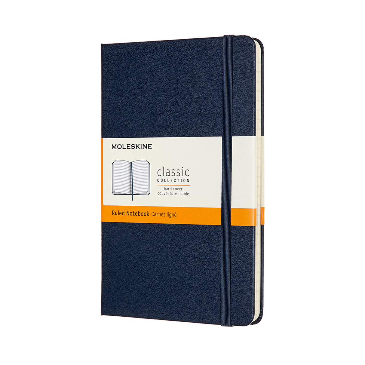 Moleskine Notebook Medium Sapphire Blue Hard Cover Ruled - Cafe Supply