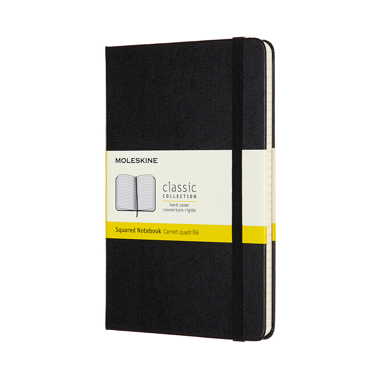 Moleskine Notebook Medium Square Black Hard - Cafe Supply