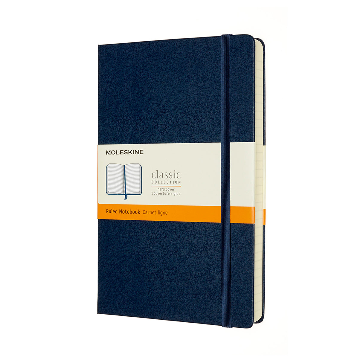 Moleskine Notebook Large Expanded Ruled Sapphire Blue Hard - Cafe Supply