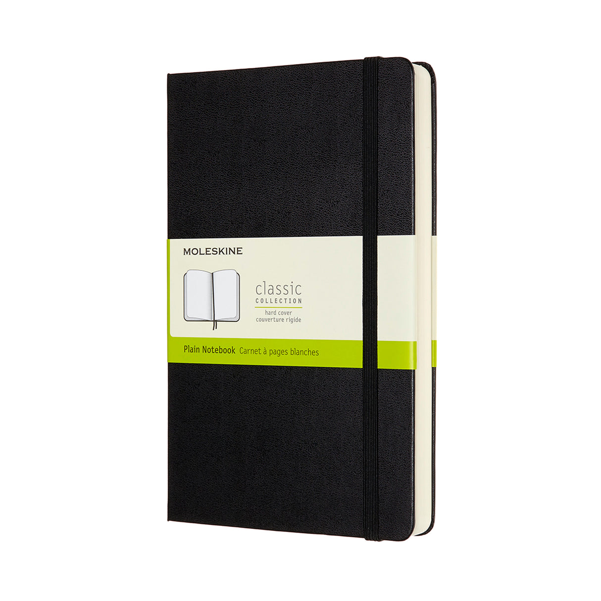 Moleskine Notebook Large Expanded Plain Black Hard - Cafe Supply