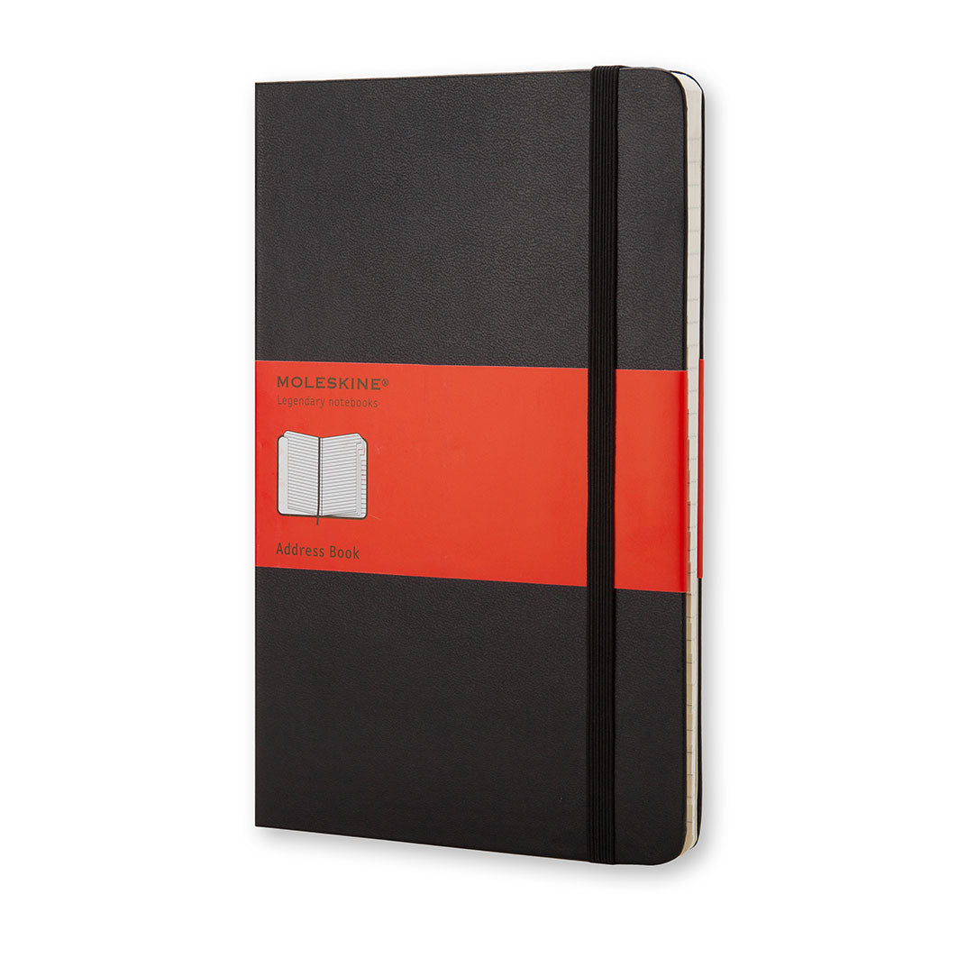 Moleskine Address Book Large Black - Cafe Supply