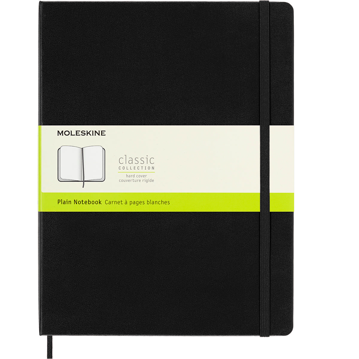 Moleskine Notebook XL Black Hard Cover Plain - Cafe Supply