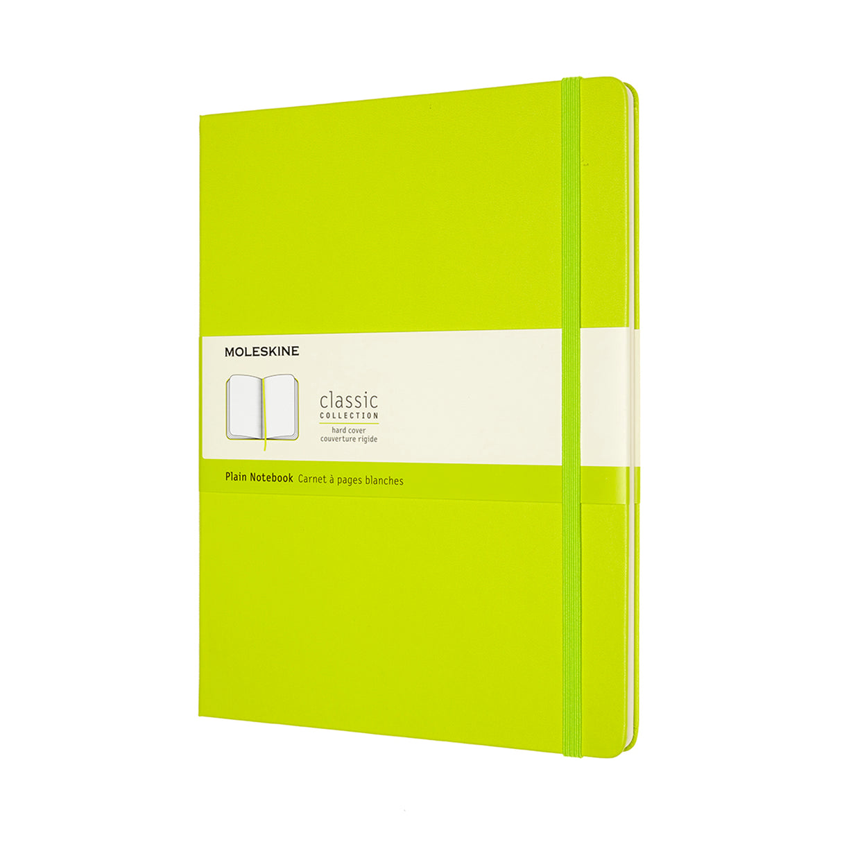 Moleskine Notebook XL Plain Lemon Green Hard - Cafe Supply