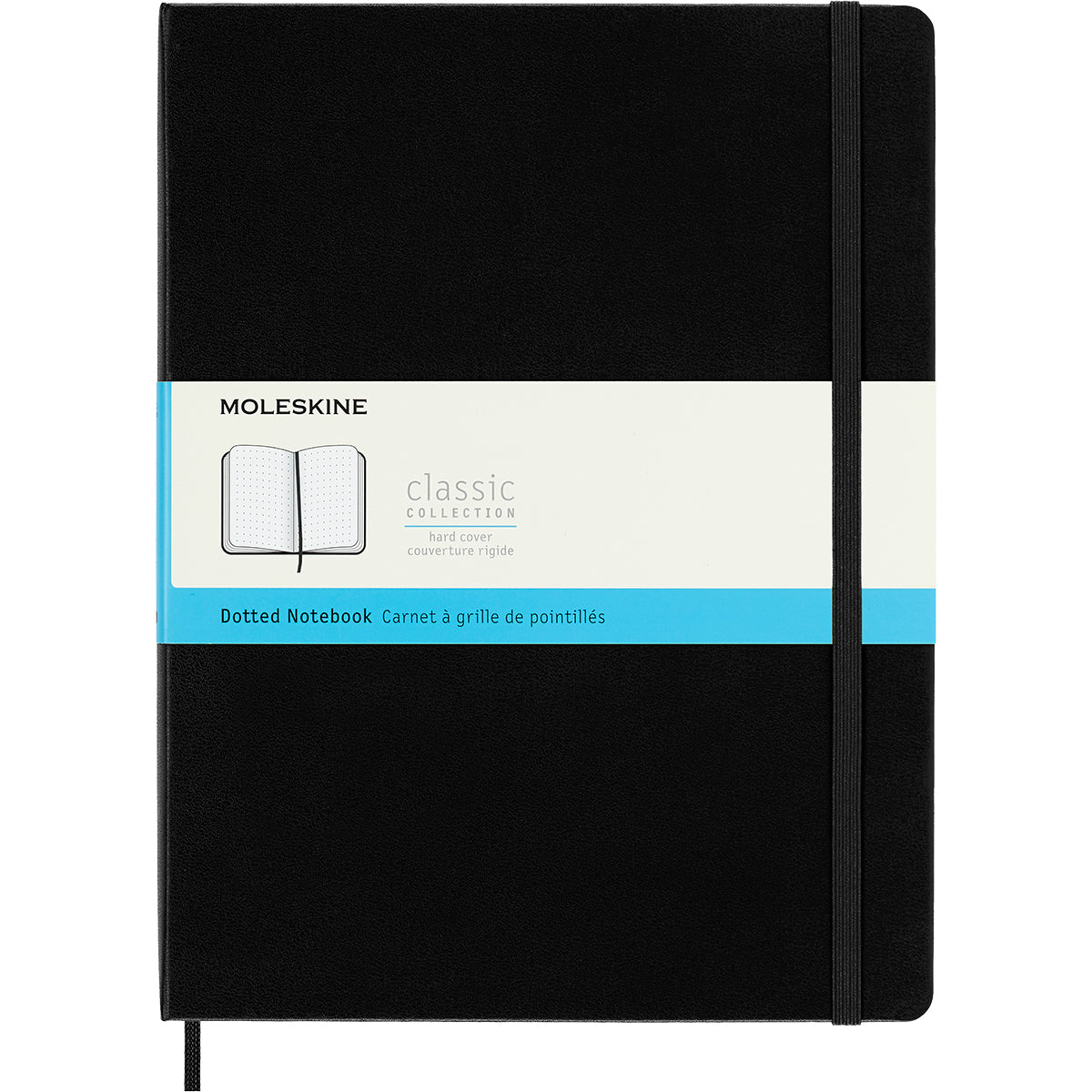 Moleskine Notebook XL Black Hard Cover Dot - Cafe Supply