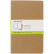 Moleskine Cahier Journals Large Kraft Brown Plain Pack 3 - Cafe Supply