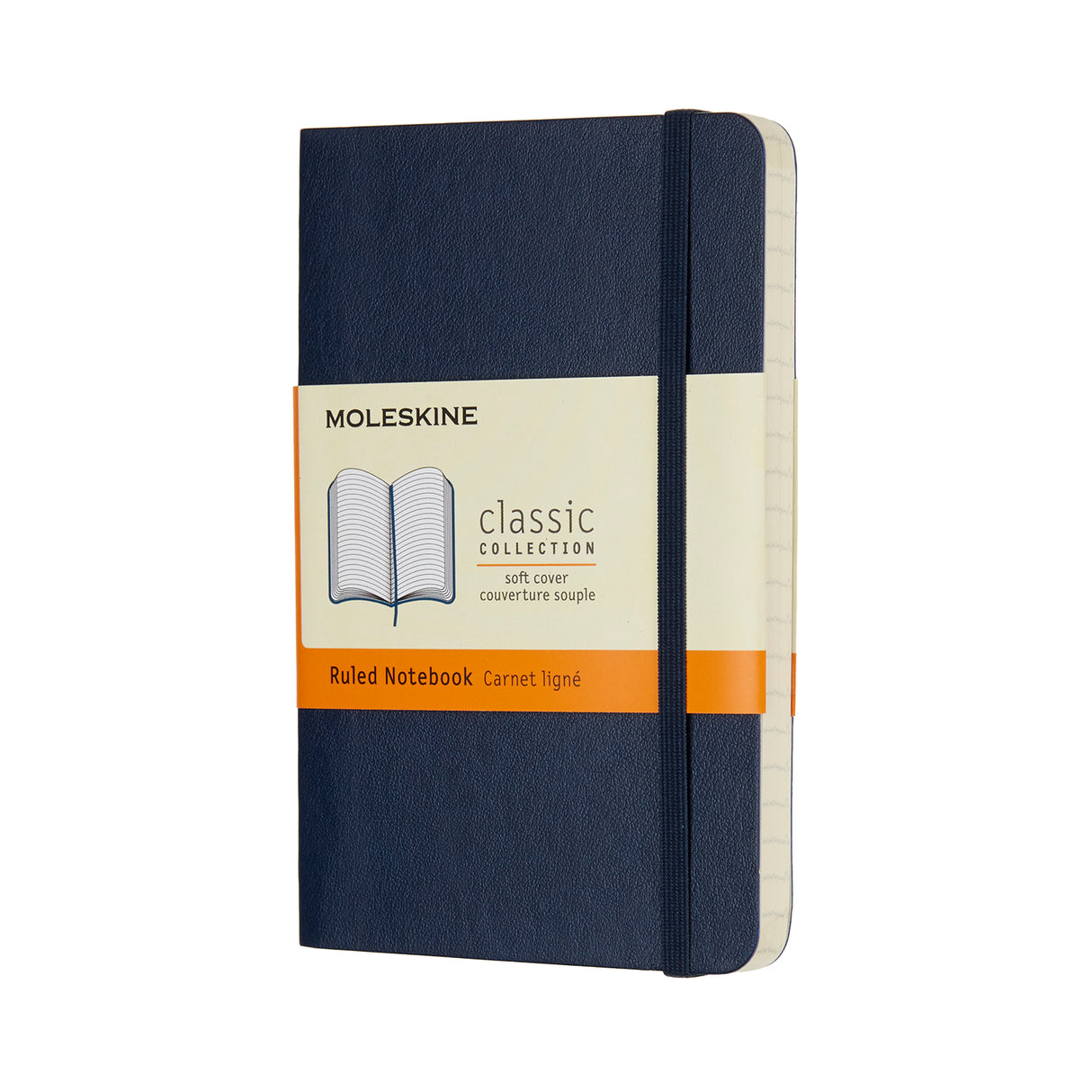 Moleskine Notebook Pocket Ruled Sapphire Blue Soft - Cafe Supply