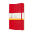 Moleskine Notebook Large Expanded Ruled Scarlet Red Soft - Cafe Supply