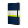 Moleskine Notebook Large Expanded Plain Sapphire Blue Soft - Cafe Supply