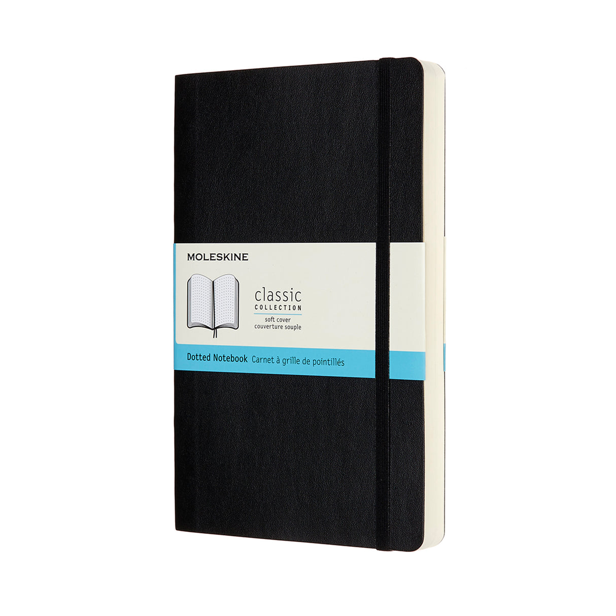 Moleskine Notebook Expanded Large Black Soft Cover Dot - Cafe Supply