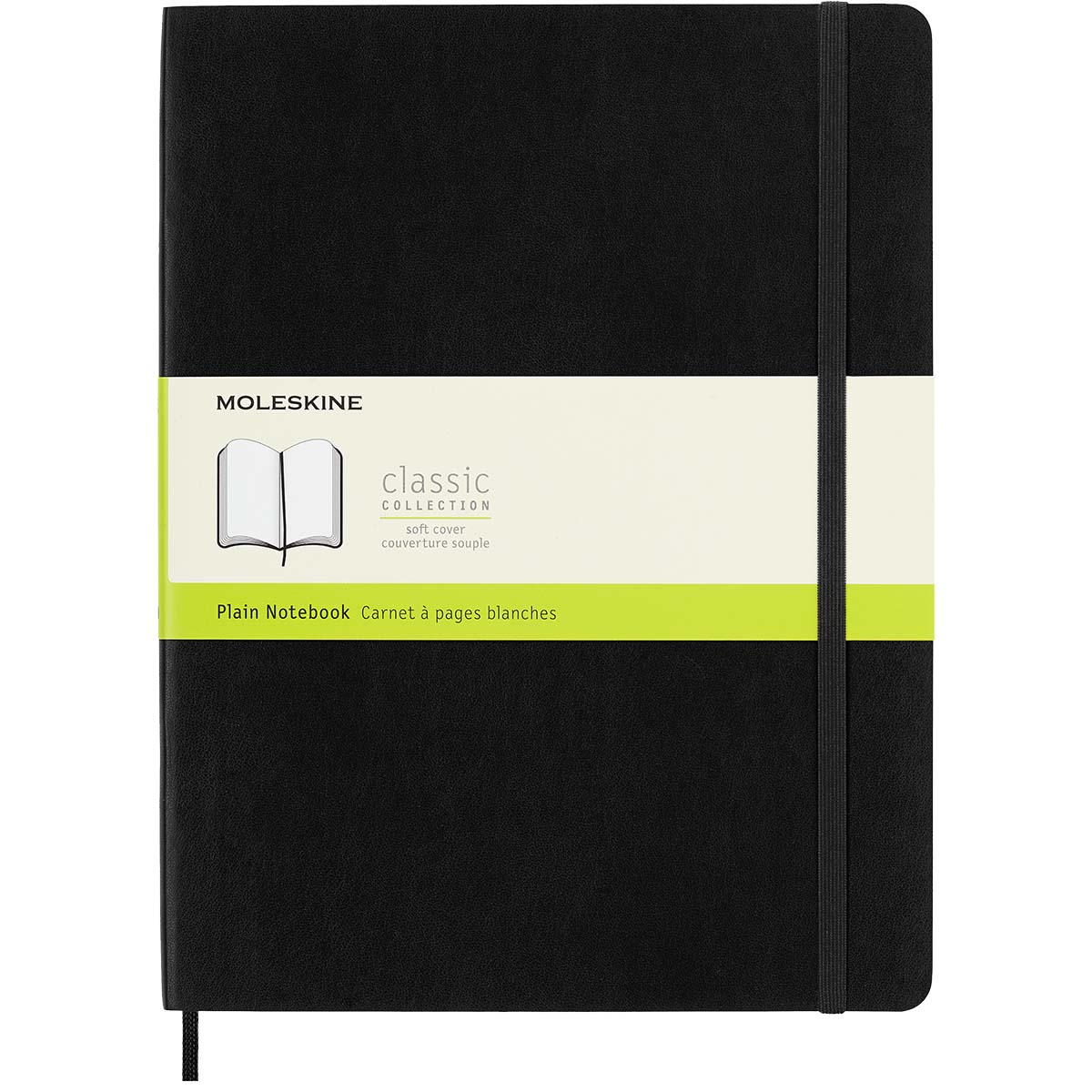 Moleskine Notebook XL Black Soft Cover Plain - Cafe Supply