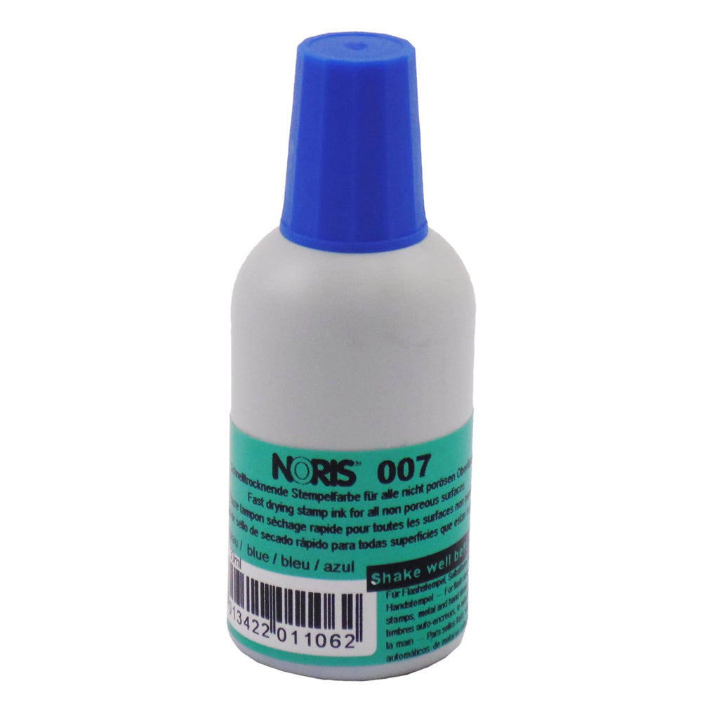 Noris #007 Quick-Dry Ink 30ml Blue - Cafe Supply