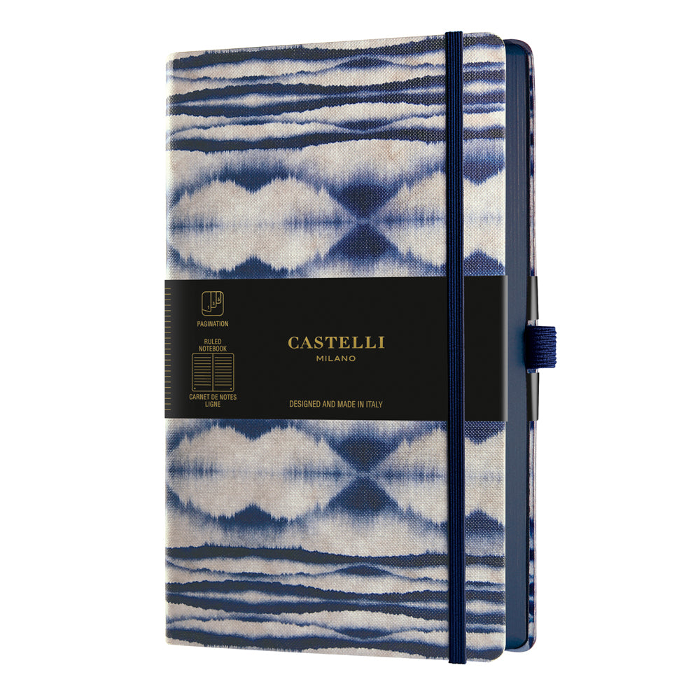 Castelli Notebook Shibori A5 Ruled Mist - Cafe Supply