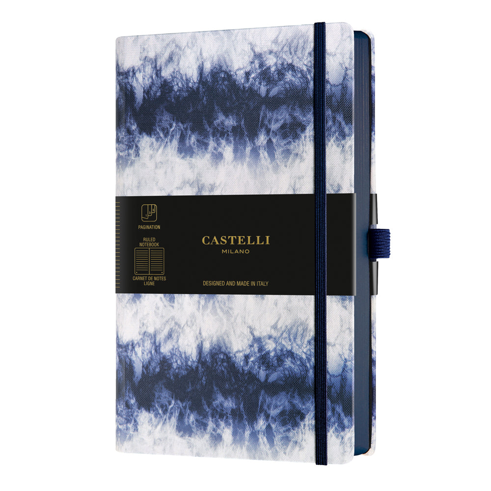 Castelli Notebook Shibori A5 Ruled Steam - Cafe Supply