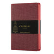 Castelli Notebook Harris A5 Ruled Maple Red - Cafe Supply