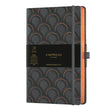 Castelli Notebook Copper and Gold A5 Ruled Art Deco Copper - Cafe Supply