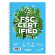 Silvine FSC Twin Wire Notebook A5 160 Pages Ruled - Cafe Supply