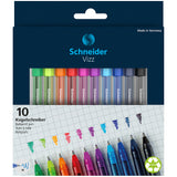 Schneider Ballpoint Pen Vizz Medium Assorted Wallet 10 pieces - Cafe Supply