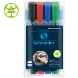 Schneider Permanent marker Maxx 130 assorted Wallet 4 pieces - Cafe Supply