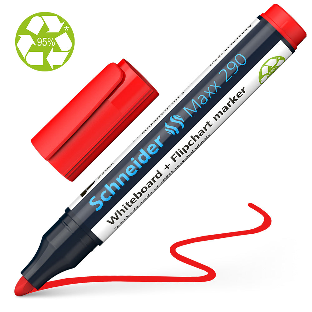 Schneider Whiteboard Marker Maxx 290 Red - Cafe Supply