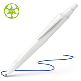 Schneider Ballpoint Pen Reco Medium Blue Ink Dark White Barrel - Cafe Supply