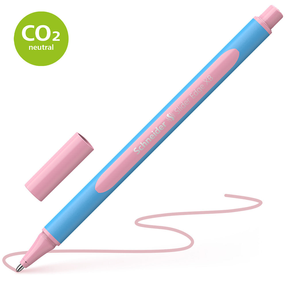 Schneider Ballpoint Pen Slider Edge XB Pastel Rose - Cafe Supply