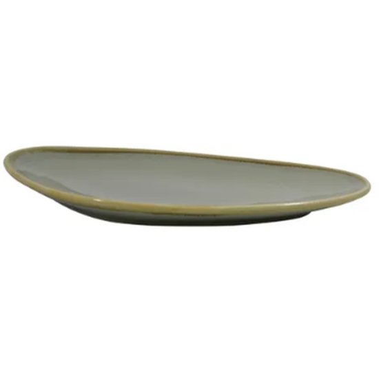 Aqua Green Triangular Wide Plate 170Mm - Cafe Supply