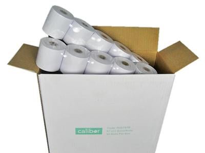 CALIBOR BOND PAPER 57X57 50 ROLLS / BOX - Cafe Supply