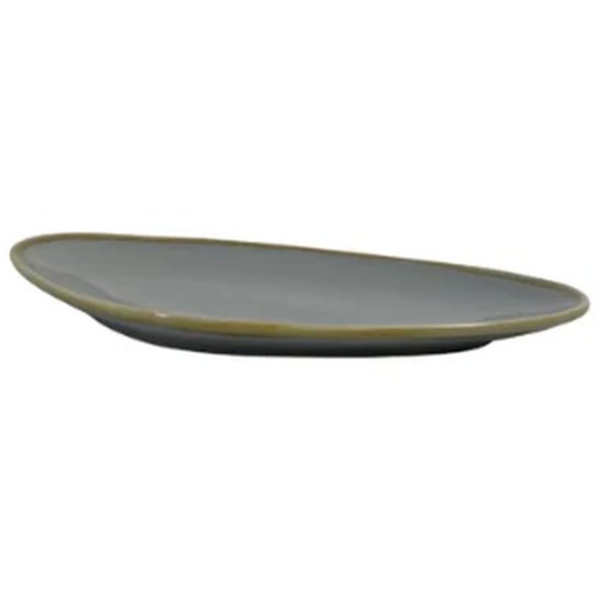 Coast Storm Grey Triangular Plate 250Mm - Cafe Supply